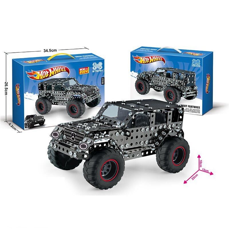Metalni Hot Wheels Džip – Set za Sklapanje