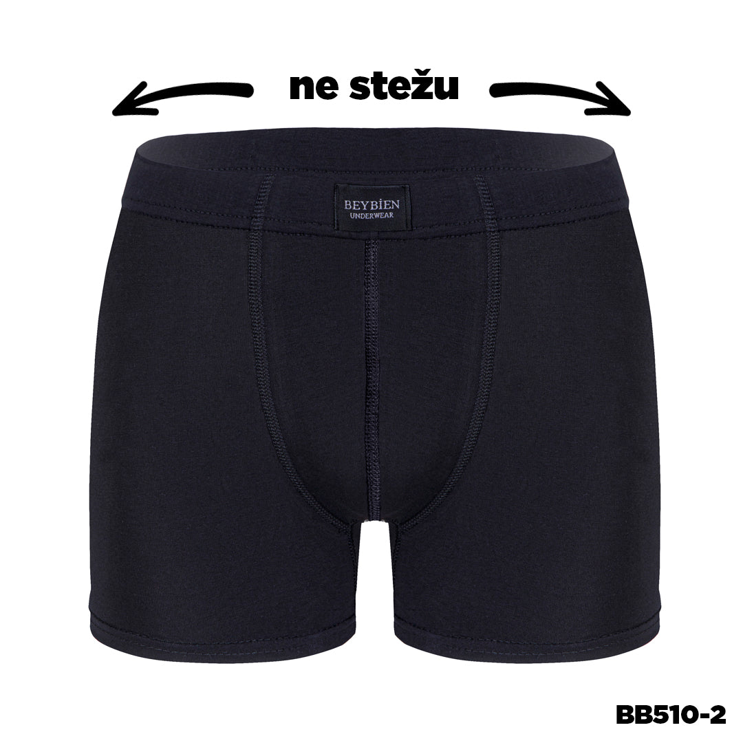 Muške bokserice koje ne stežu - crna