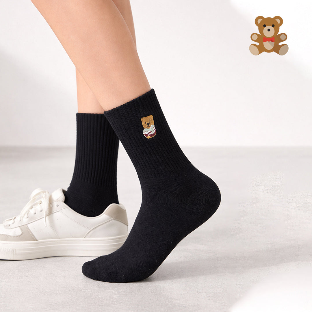 Ženske pamučne čarape | premium vez 🐻