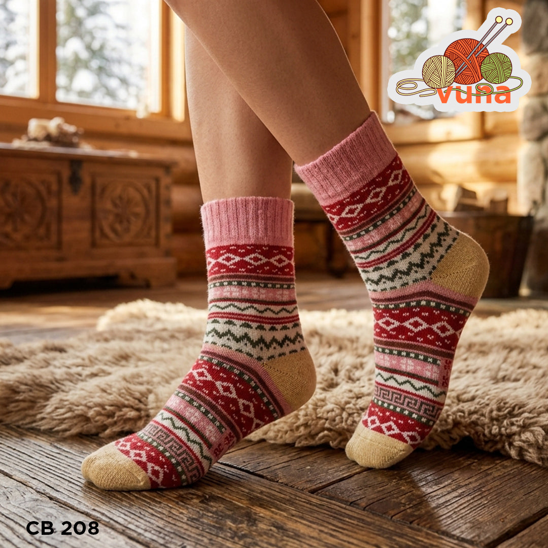 ❄️Ženske Vunene Čarape - deblji model - CB208