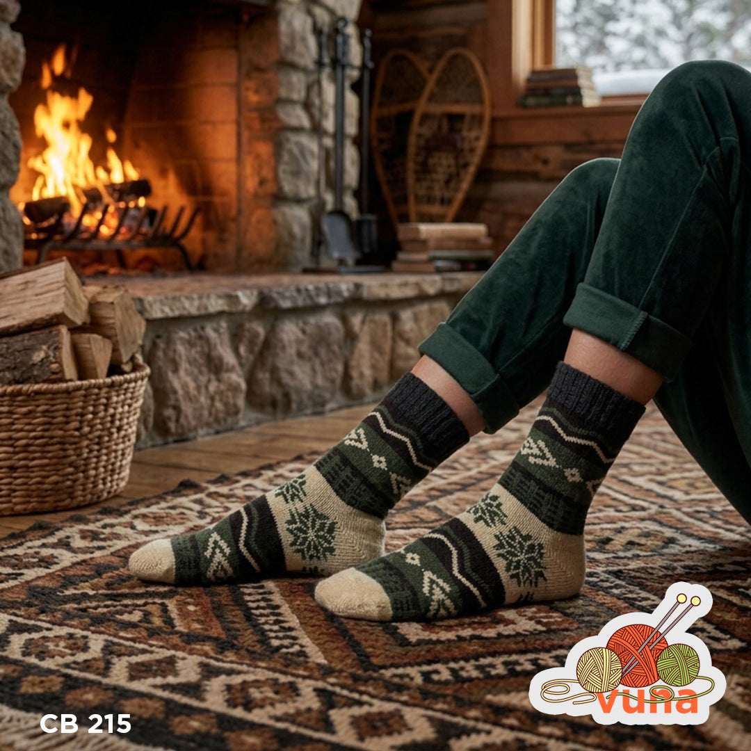 ❄️Ženske Vunene Čarape - deblji model - CB215