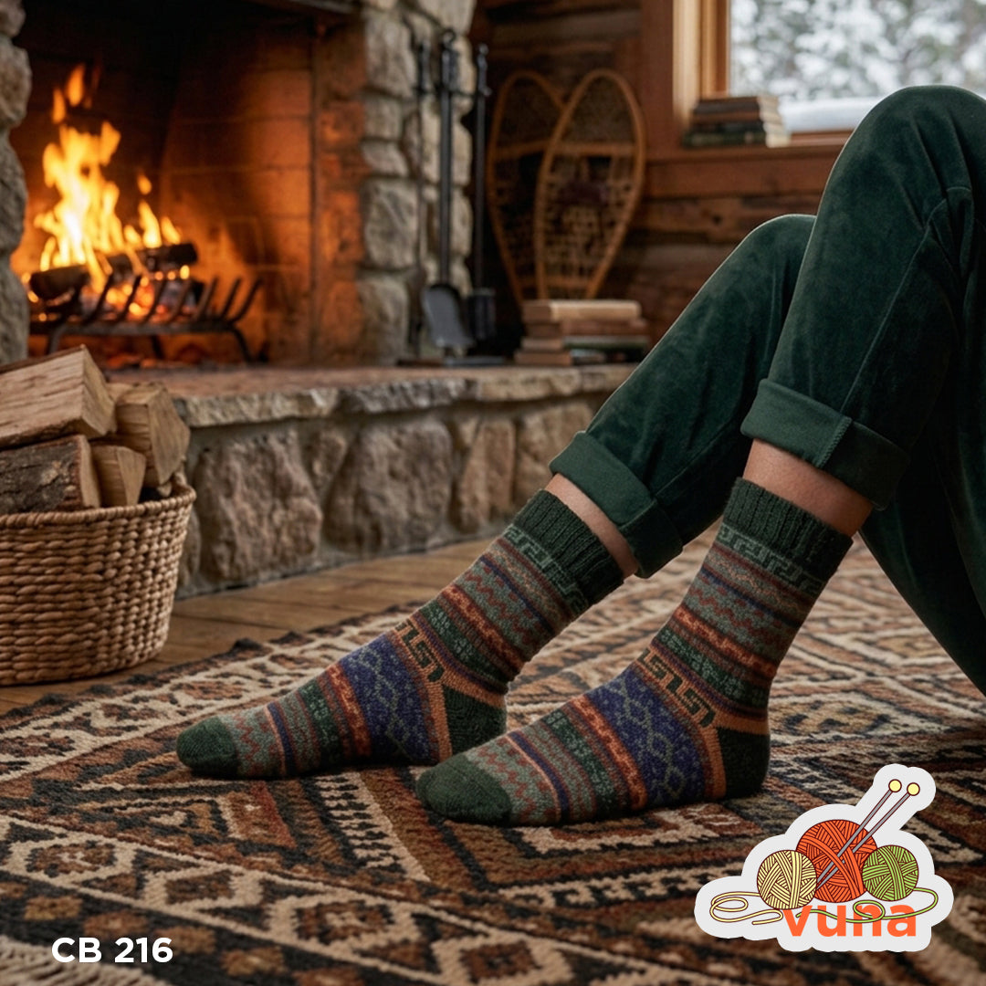 ❄️Ženske Vunene Čarape - deblji model - CB216