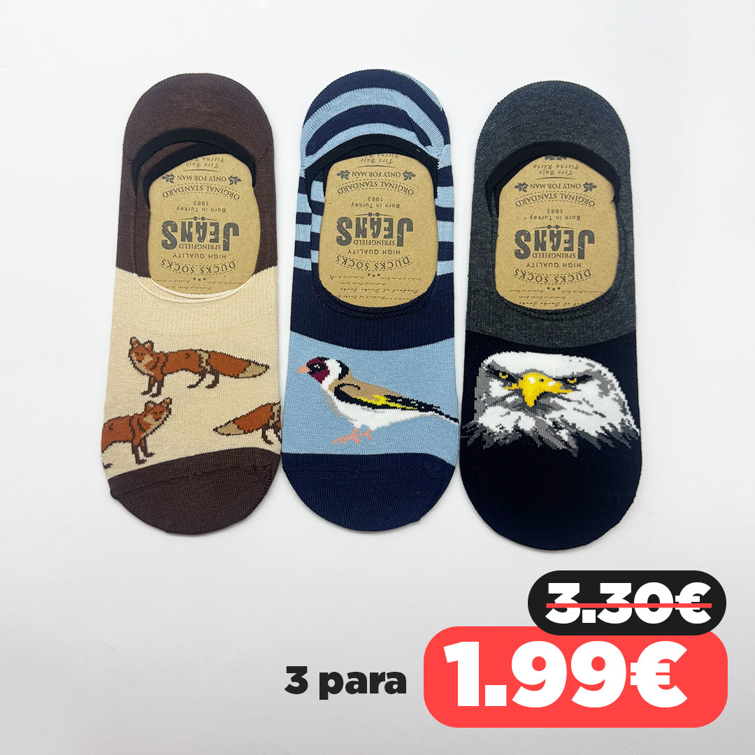 Muške nevidljive čarape 40-45 SET 3 para