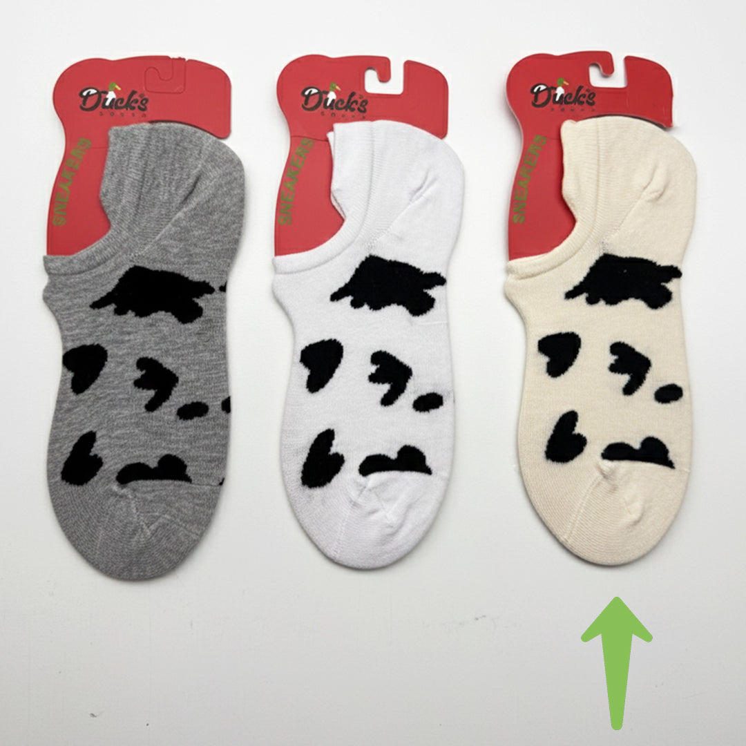 Ženske pamučne sneakers čarape 🐄