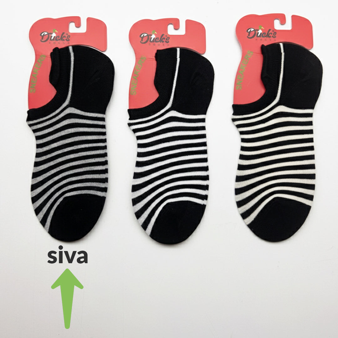Ženske pamučne sneakers čarape 🐄