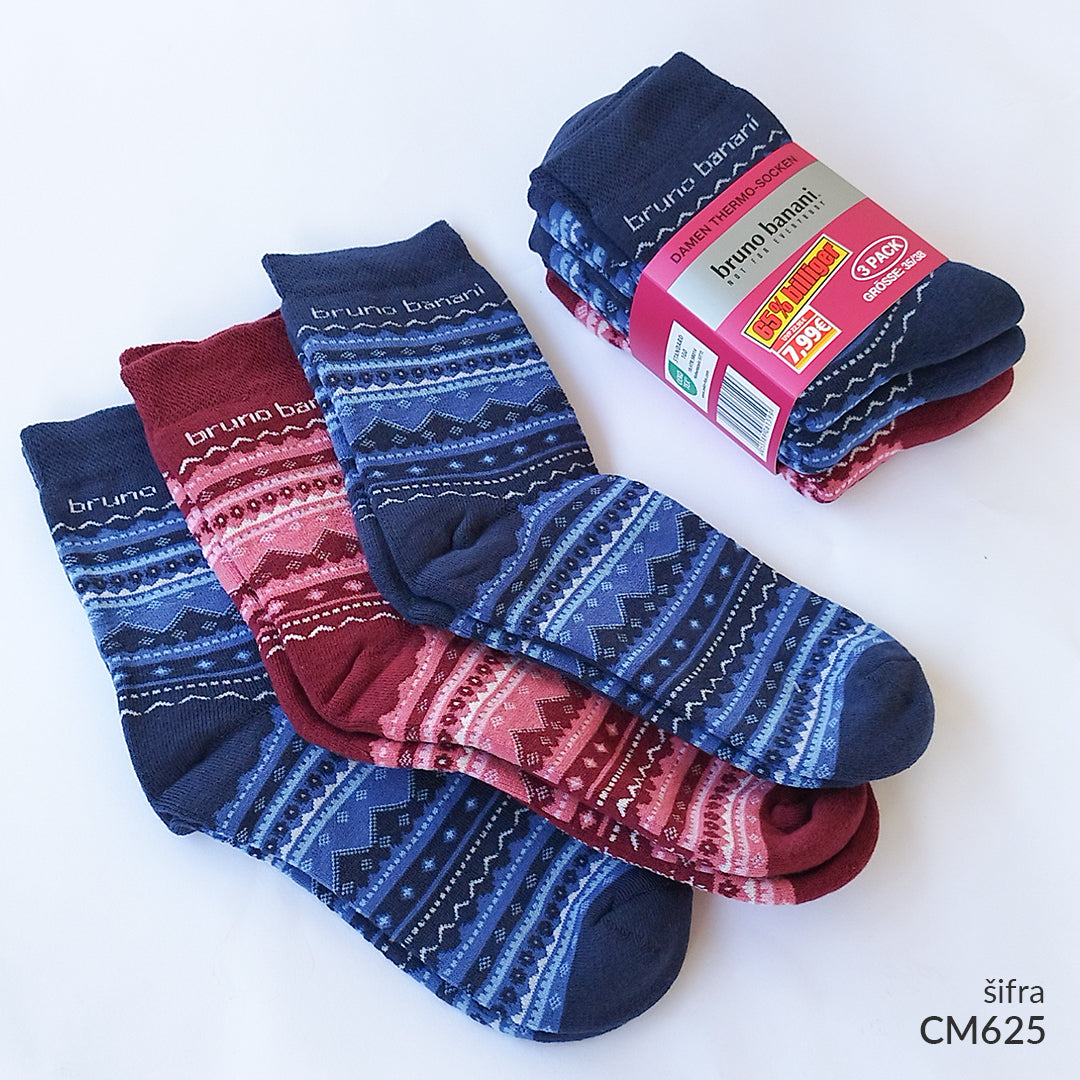 SET 3 para termo čarapa CM625