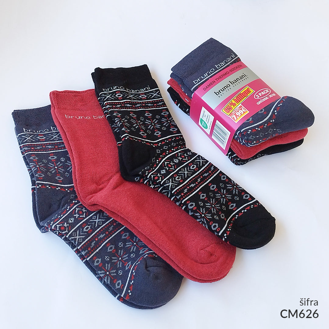 SET 3 para termo čarapa 35-38 CM626