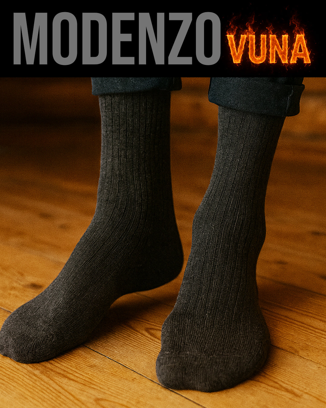 Muške tople vunene čarape standardne debljine