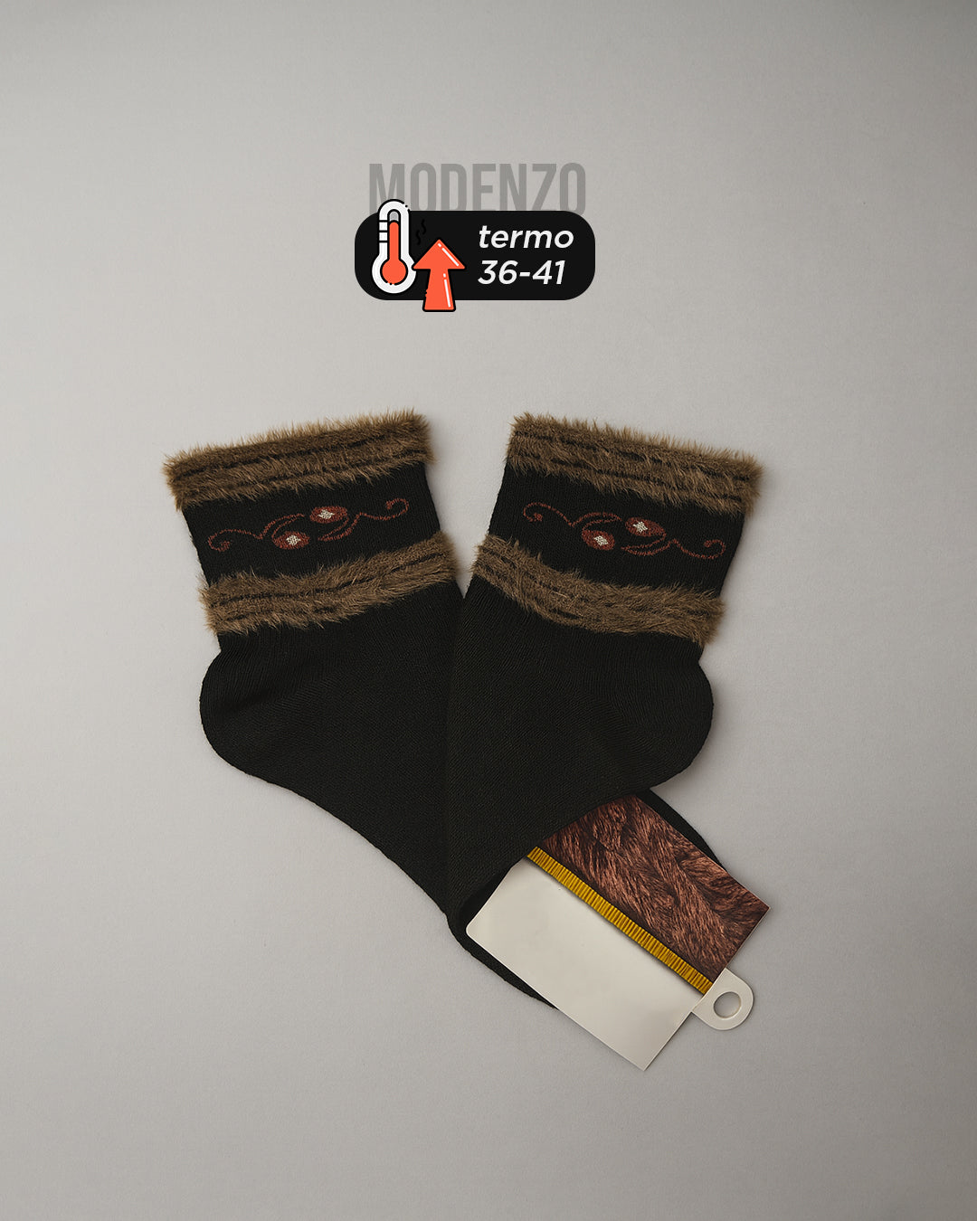 Ženske termo polukratke čarape 36-41