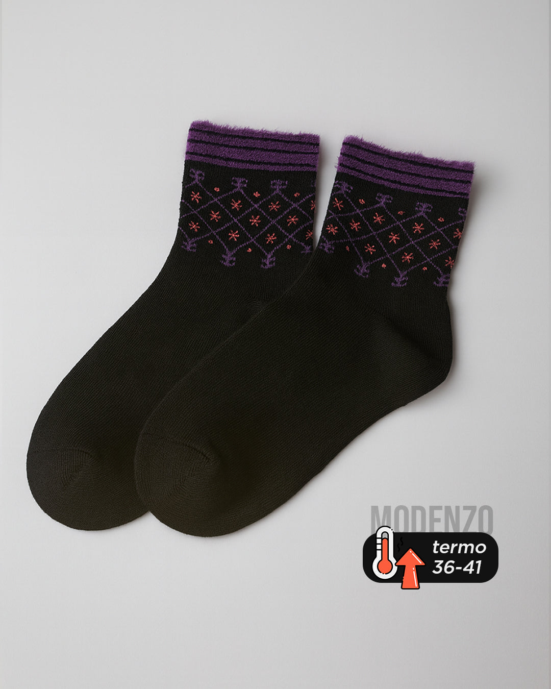 Ženske termo polukratke čarape 36-41