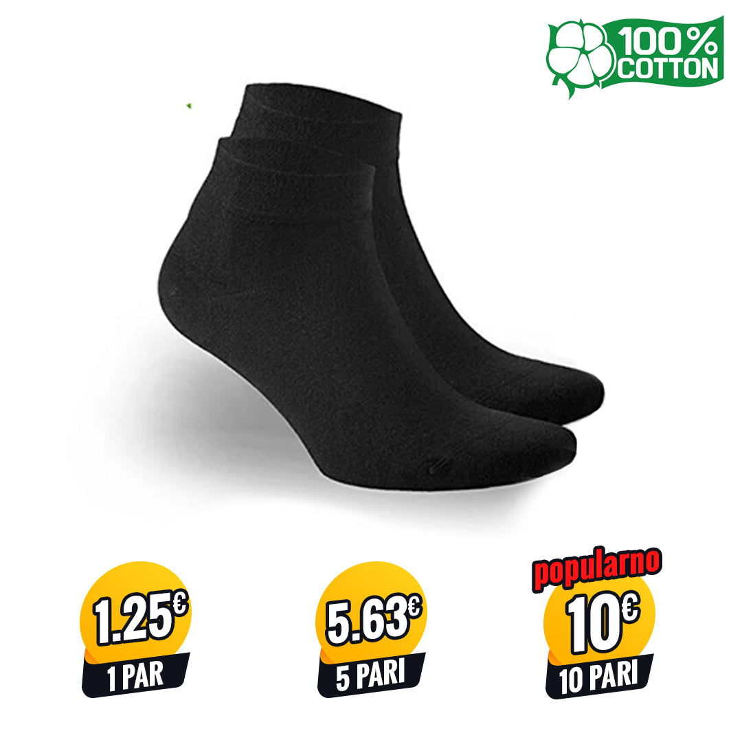 Muške polukratke čarape 40-44 - crna