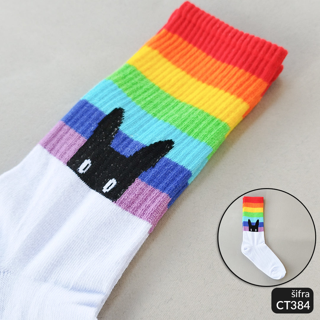 Unisex šarene čarape 37-43 CT 384 (tanke čarape)