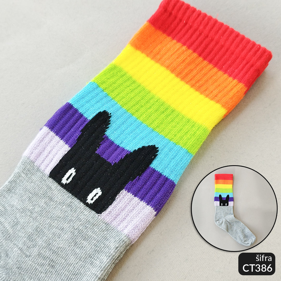 Unisex šarene čarape 37-43 CT 386 (tanke čarape)