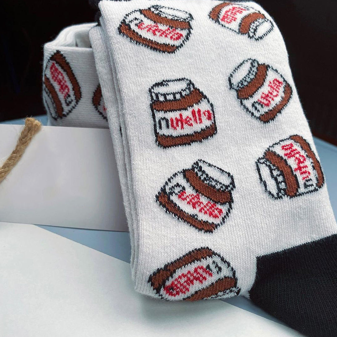 Unisex šarene čarape 37-43 Nutella