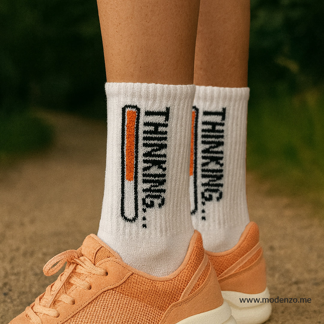 Unisex šarene čarape 37-43 "Thinking"
