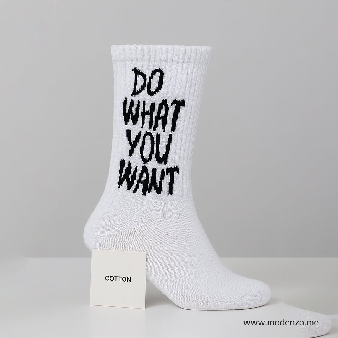 Unisex šarene čarape 37-43 "Do what you want"