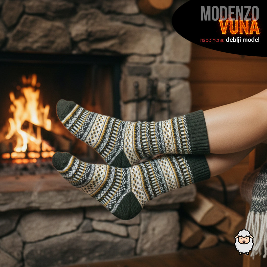 Ženske tople mekane čarape 36-41 (deblji model)