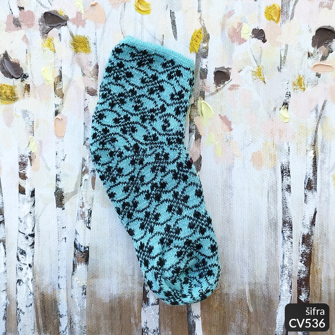 Ženske polukratke vunene pape 36-41 CV 536