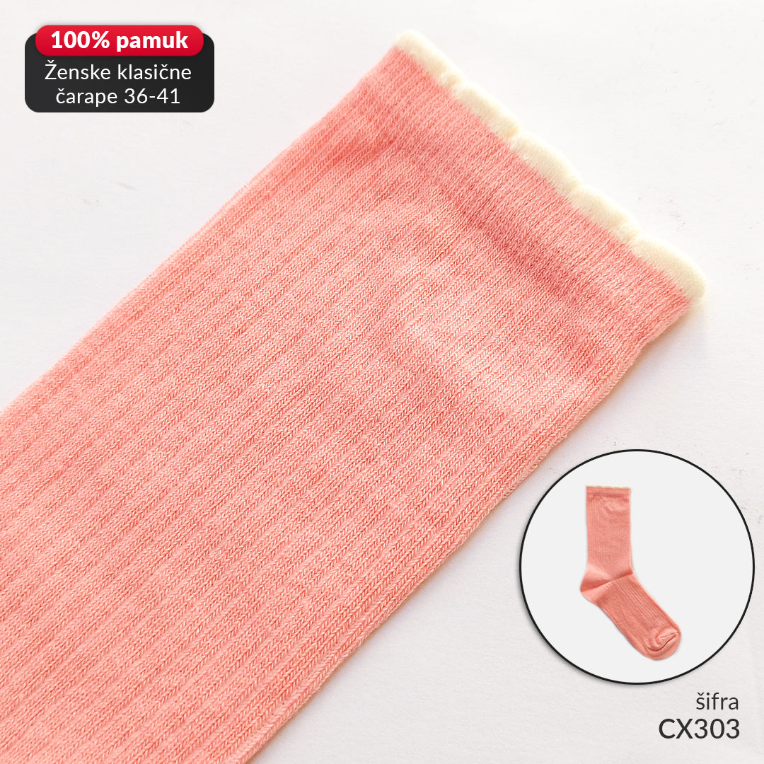 Ženske klasične čarape 36-41 CX303