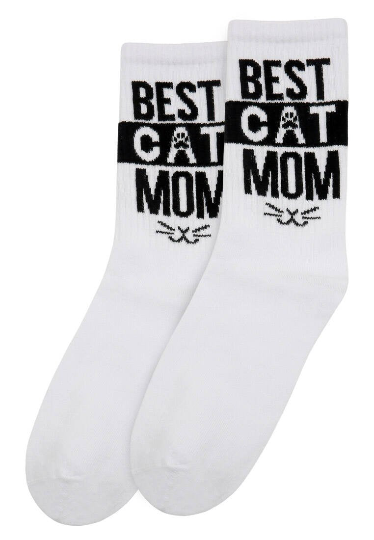 Unisex sportske čarape sa tekstom 37-43