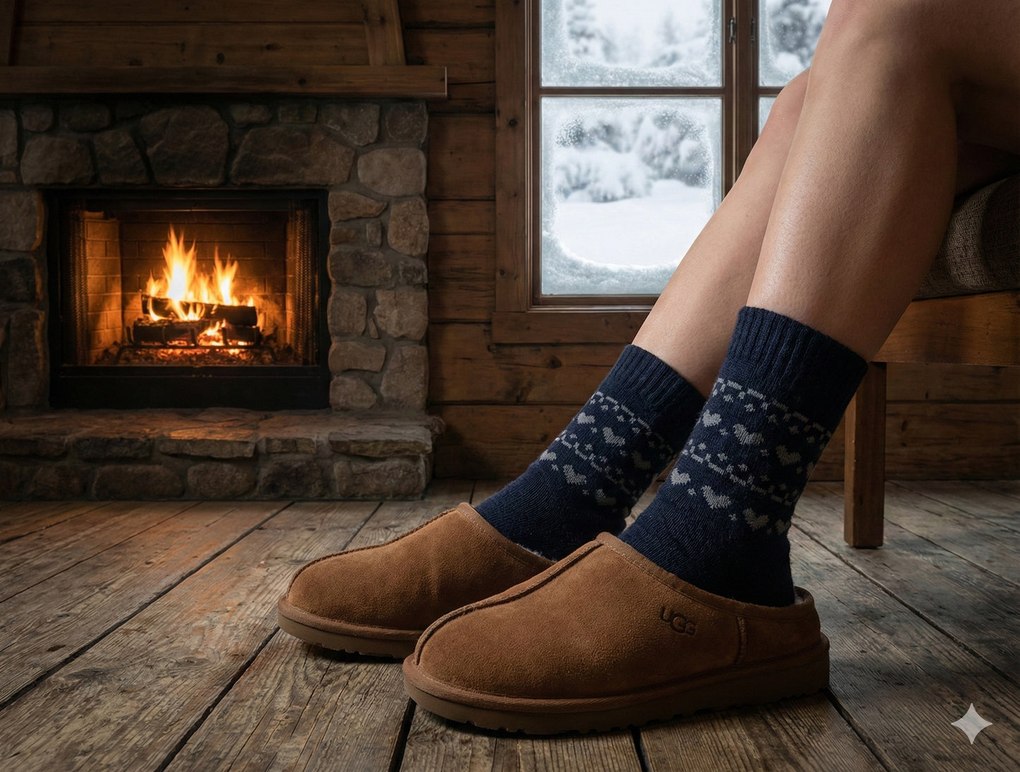 Ženske vunene čarape standardne debljine