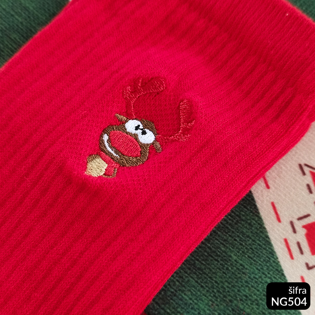 Novogodišnje čarape sa vezom 37-43 NG 504