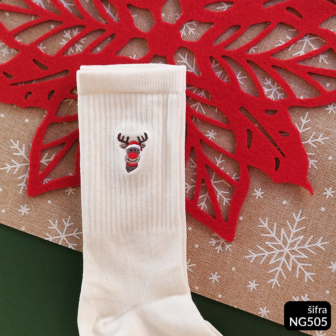 Novogodišnje čarape sa vezom 37-43 NG 505