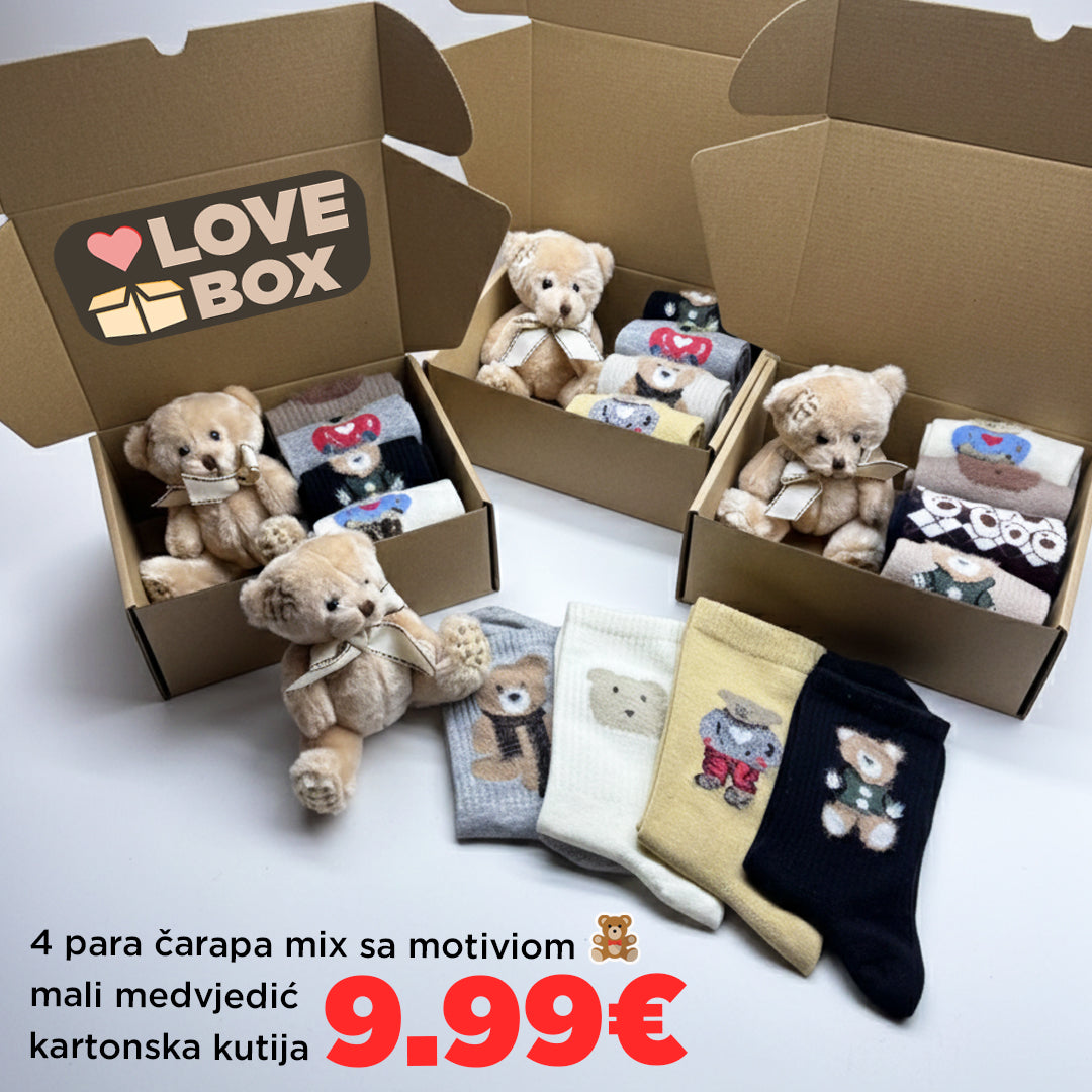 🧸 Teddy Love Box MIX: Poklon koji grije srce