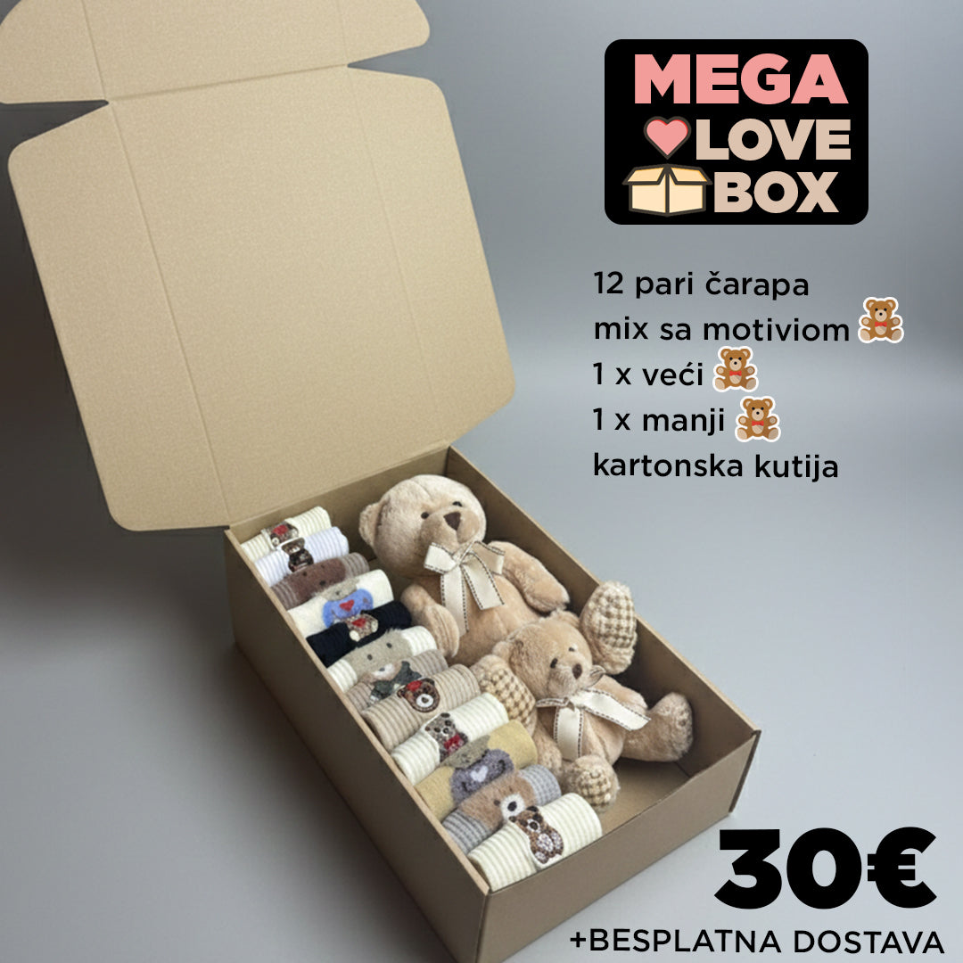 🧸Teddy Mega Love Box - spoj topline i stila