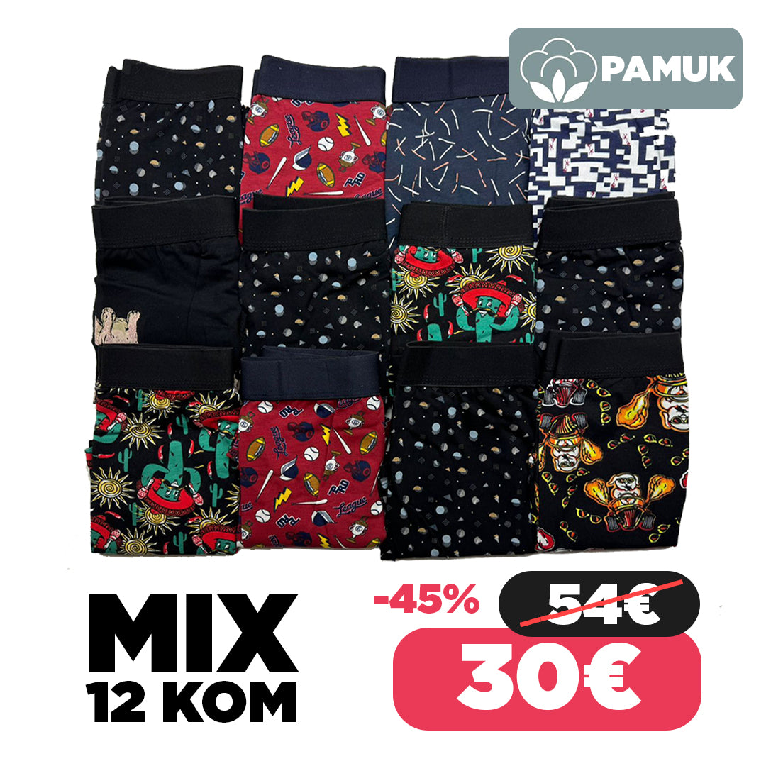 🎉 MIX 12 KOM – PAKET MUŠKIH BOKSERICA