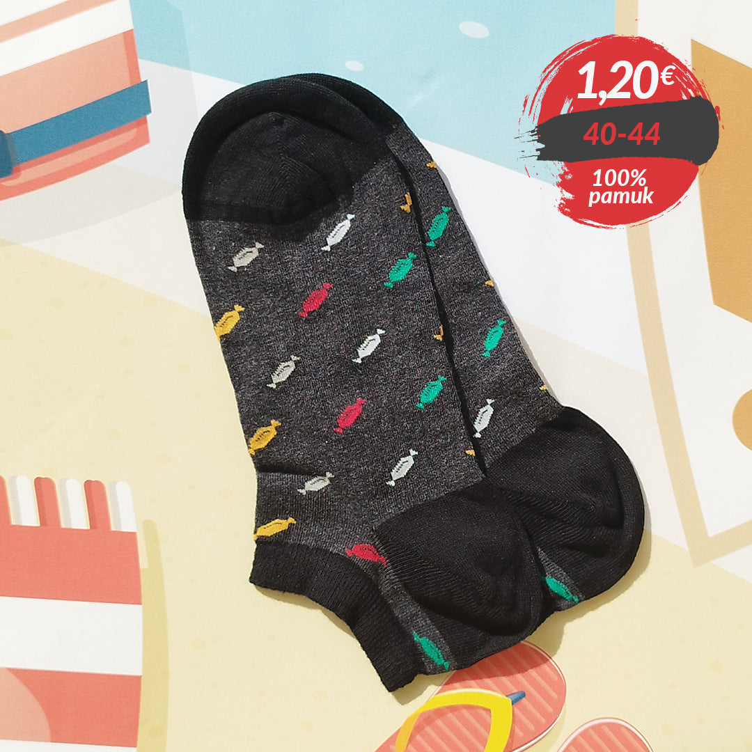 Muške kratke šarene čarape 40-44
