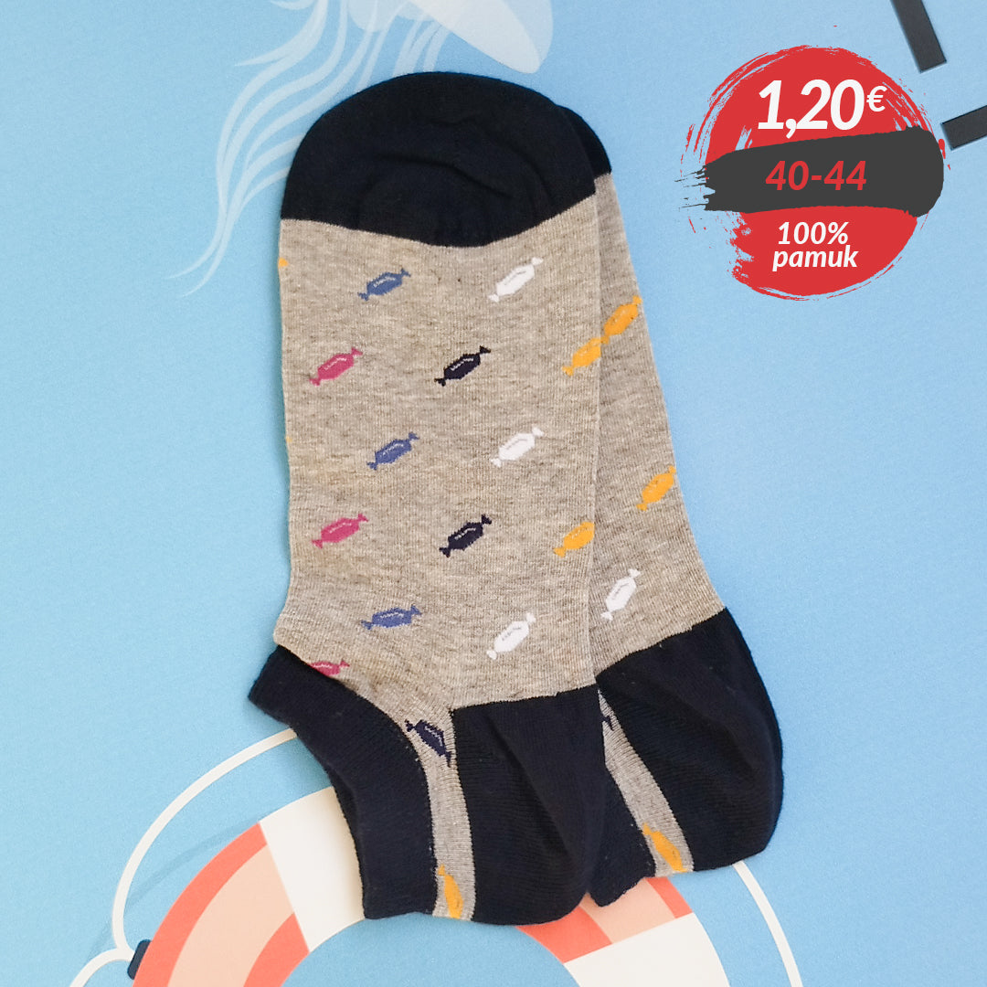 Muške kratke šarene čarape 40-44