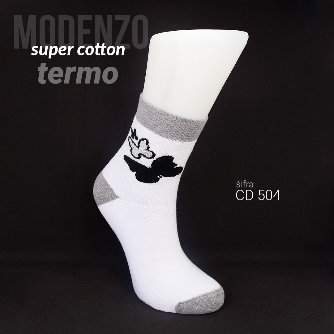 Ženske termo čarape super cotton 36-41 CD 504