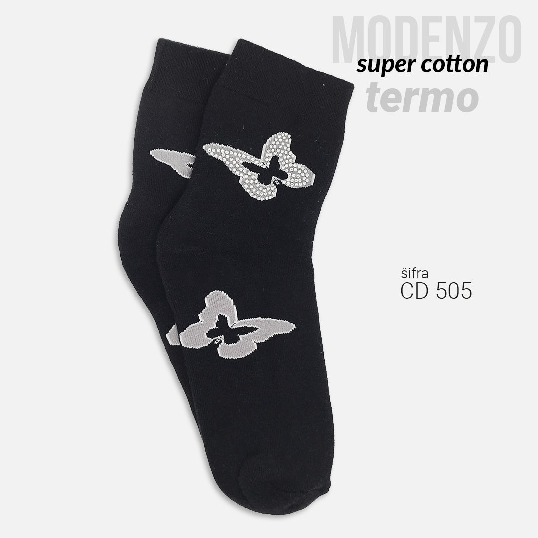 Ženske termo čarape super cotton 36-41 CD 505