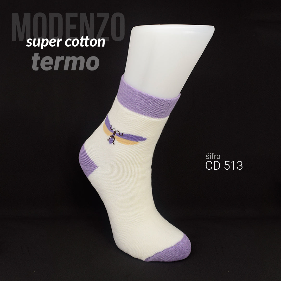 Ženske termo čarape super cotton 36-41 CD 508