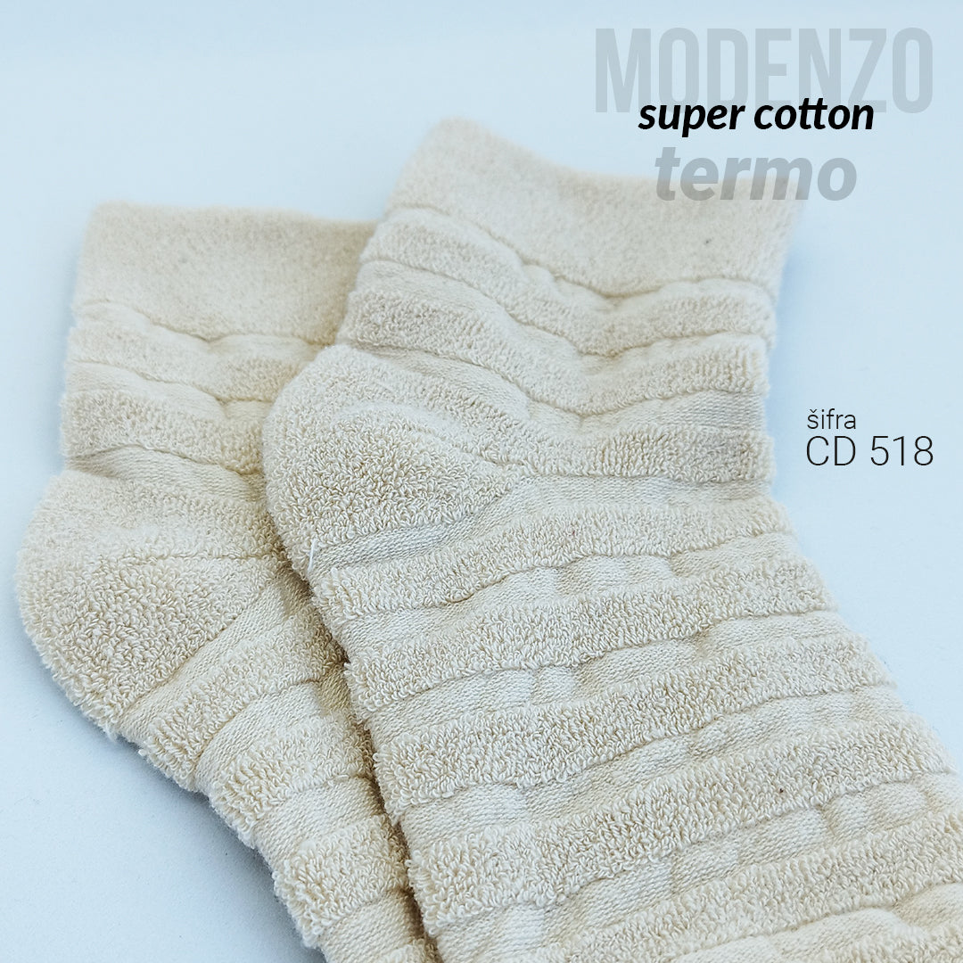 Ženske termo čarape super cotton 36-41 CD 518