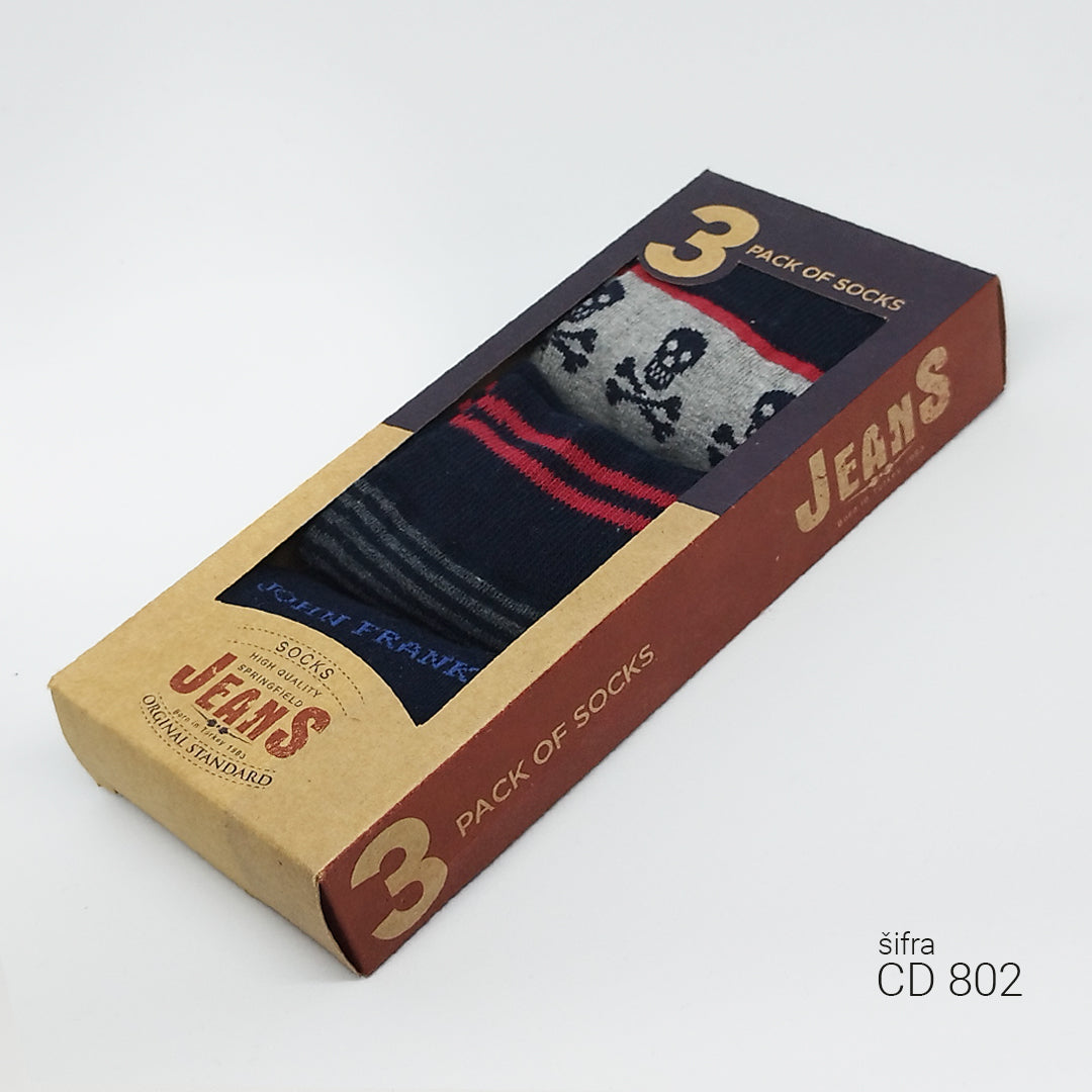Muške čarape u kutiji 39-44 CD802