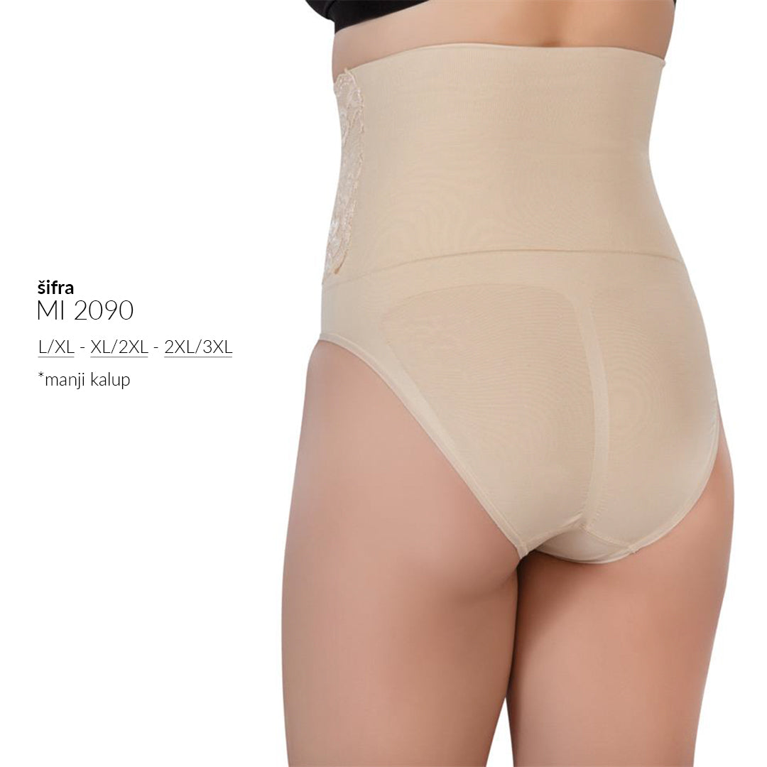 Steznik gaćice za struk sa čipkom push-up