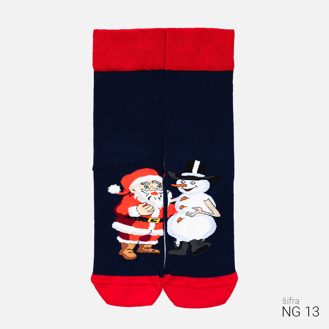 Novogodišnje super cotton čarape 37-43 NG13
