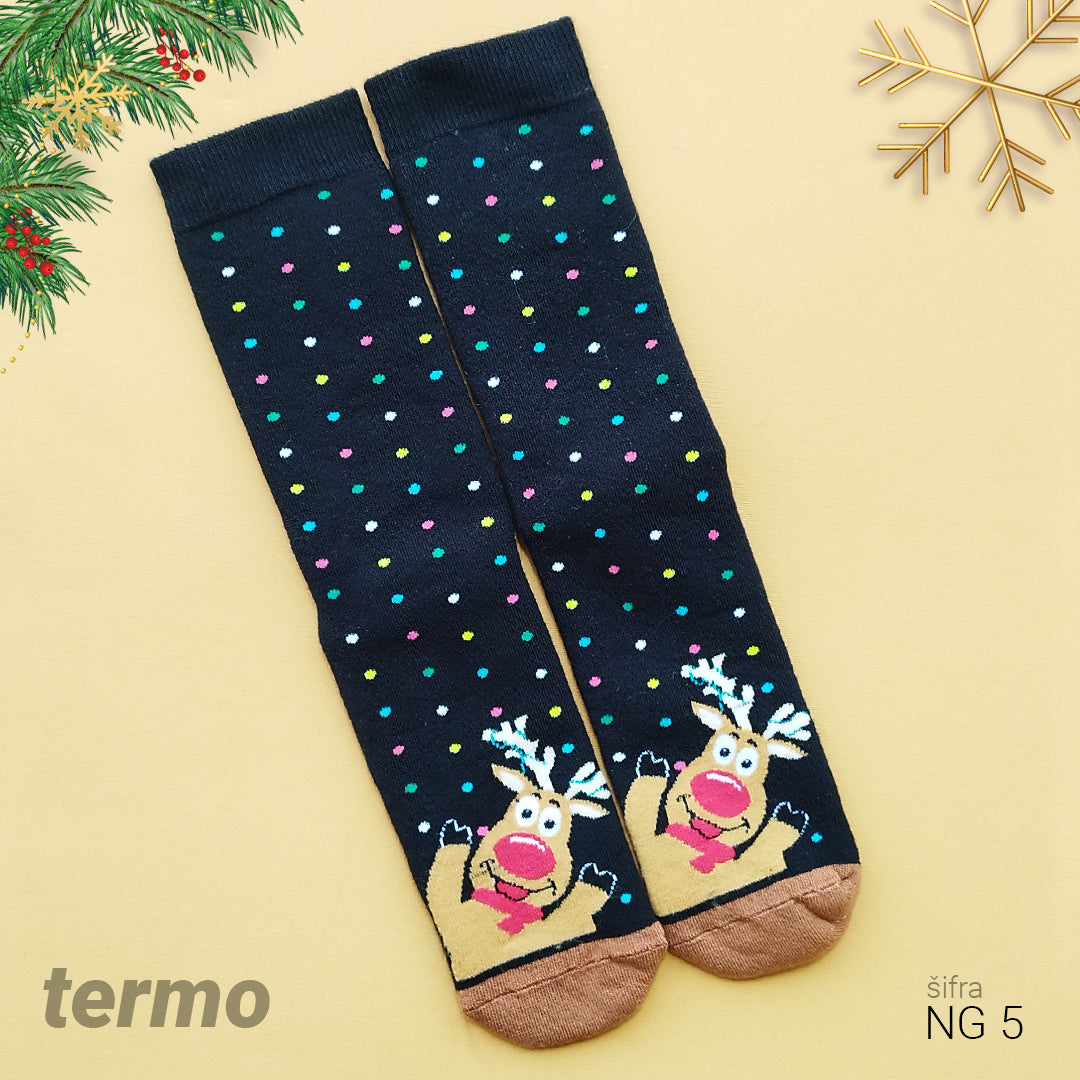 Novogodišnje termo čarape 39-42 NG5