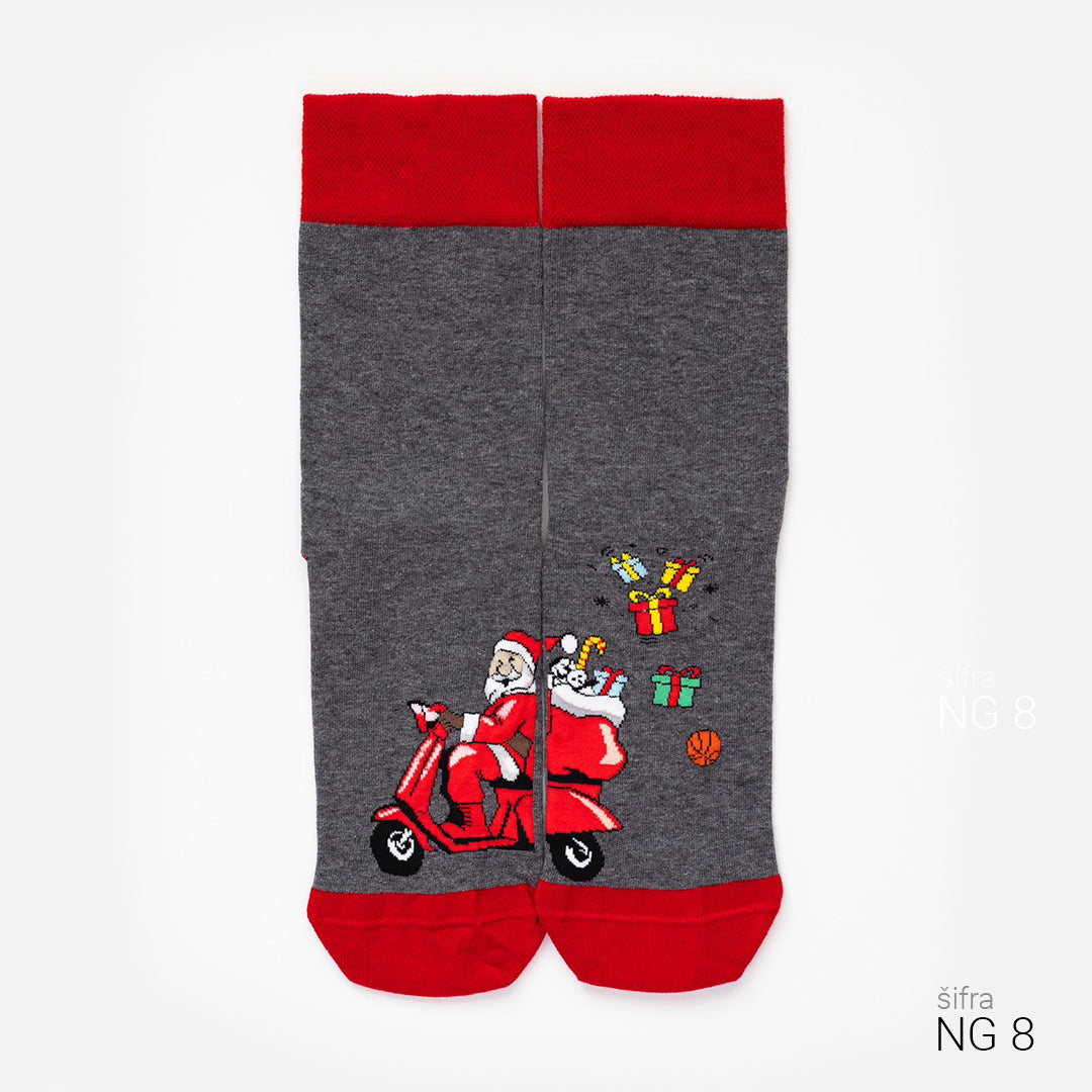 Novogodišnje super cotton čarape 37-43 NG8