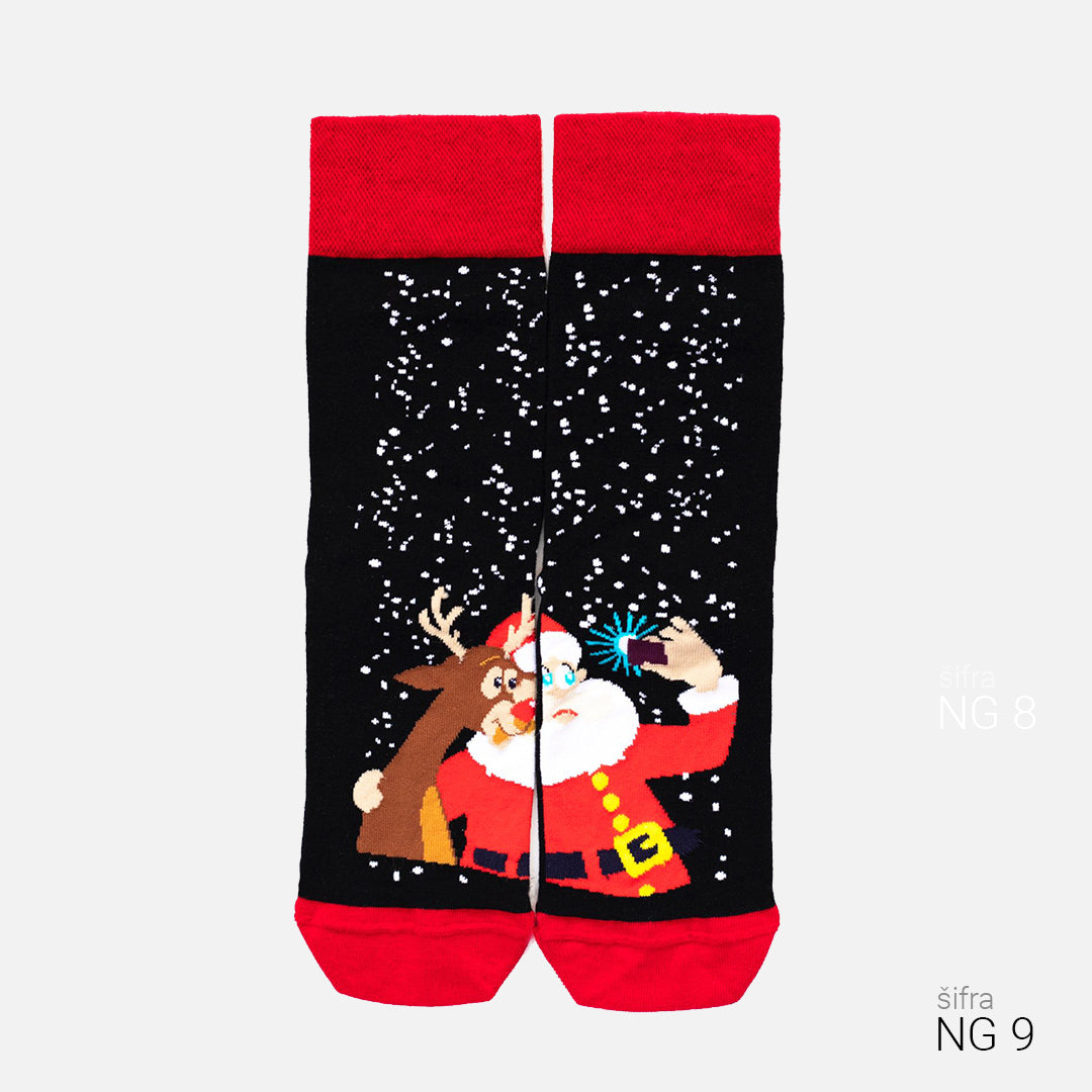 Novogodišnje super cotton čarape 37-43 NG9