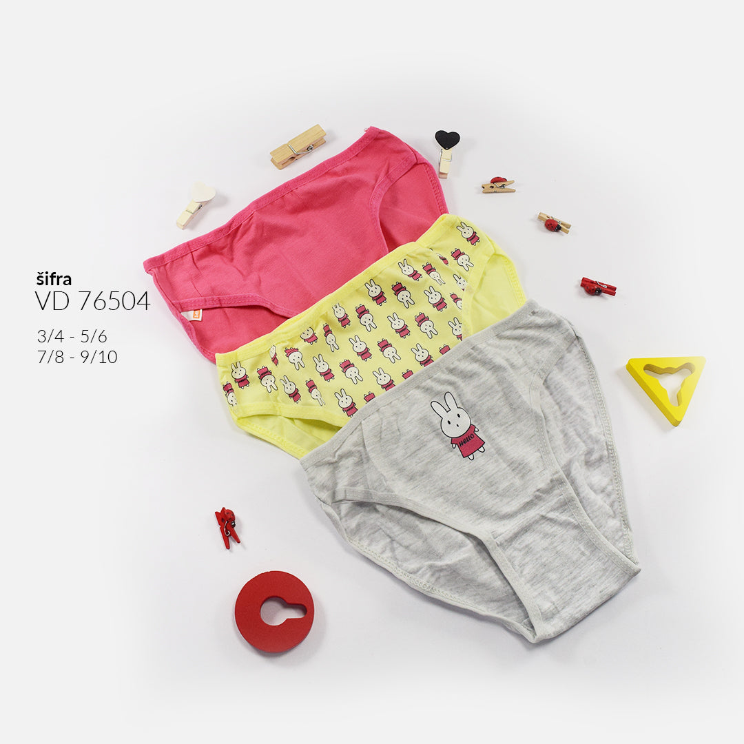 Donji veš za djevojčice (paket 3 kom)