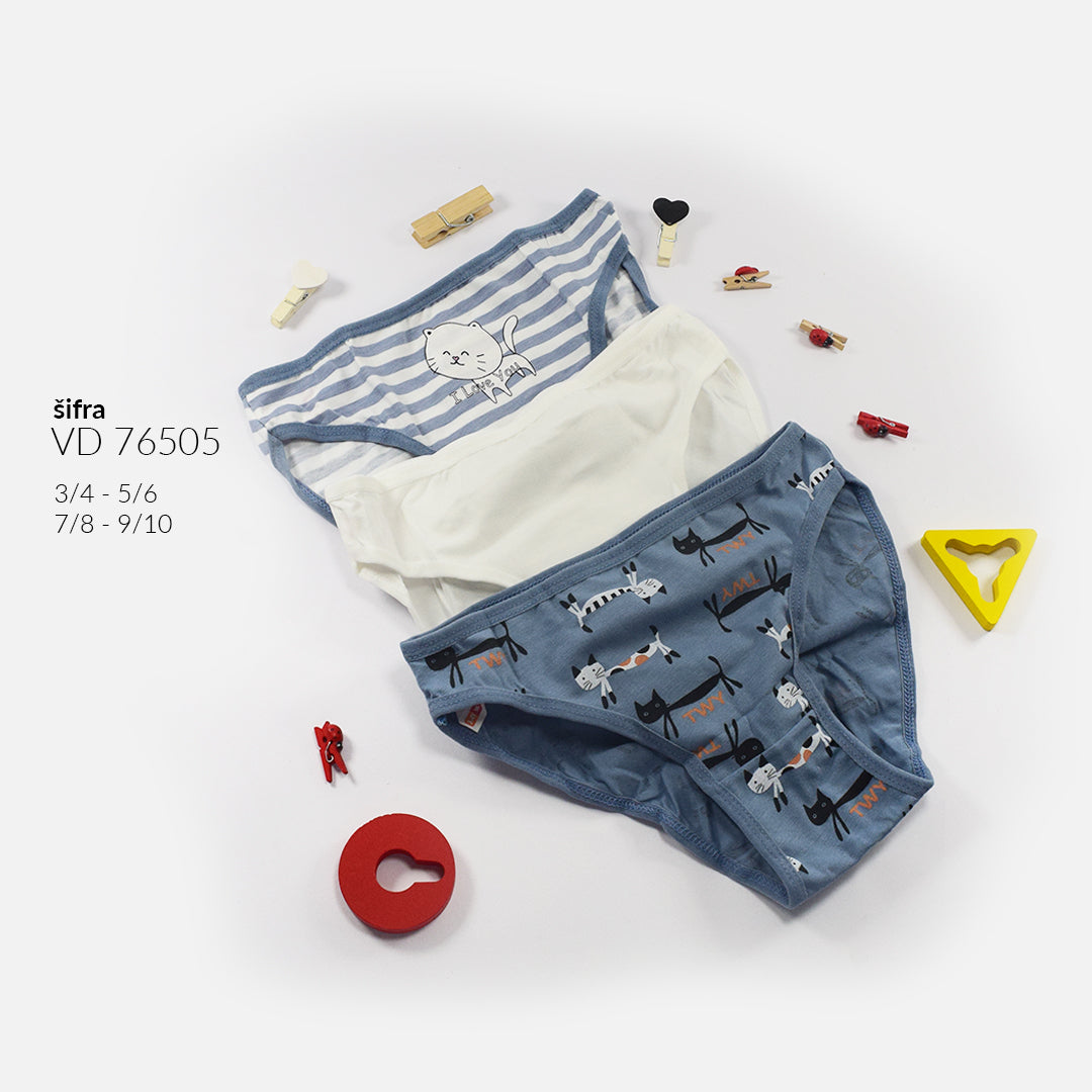 Donji veš za djevojčice (paket 3 kom)