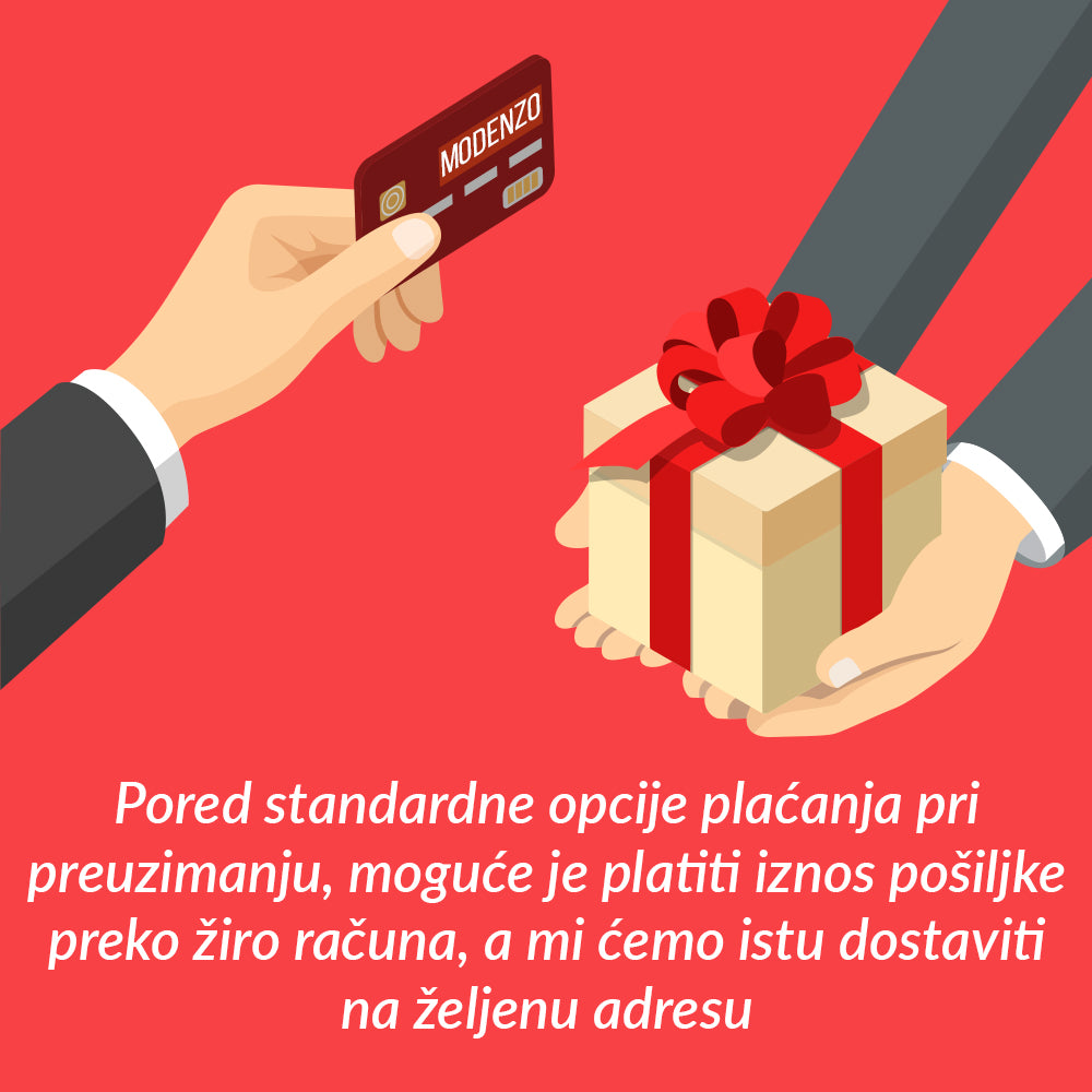 Plišana crvena ukrasna kutija sa mašnicom