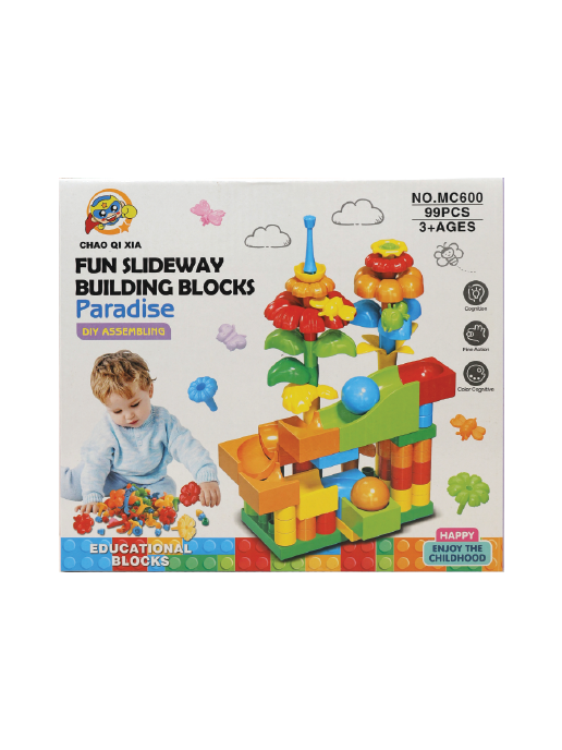 🌈 Paradise Slideway Kocke – Raj za male graditelje! 🧱✨