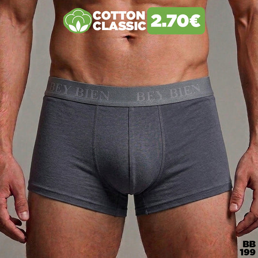 Muške Pamučne Bokserice Classic - siva
