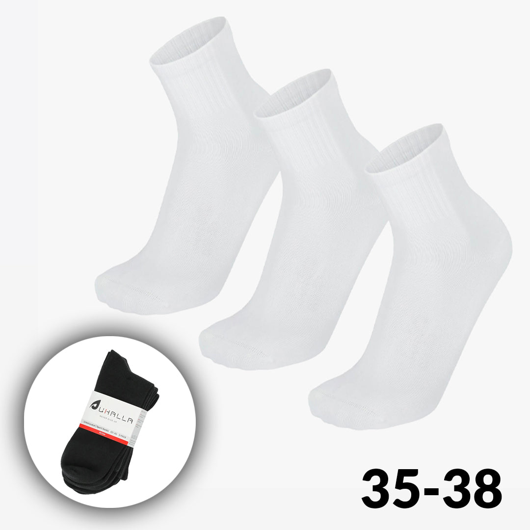 Ženske polukratke sportske čarape SET 3 para UHALLA socks