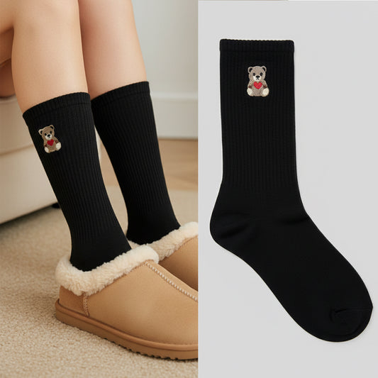 Ženske pamučne čarape s premium vezom🐻