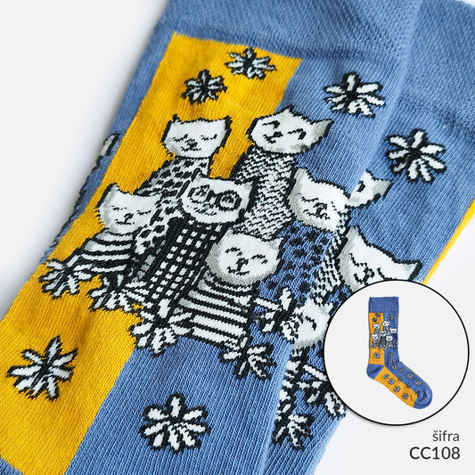 Unisex šarene čarape 36-41 CC 108